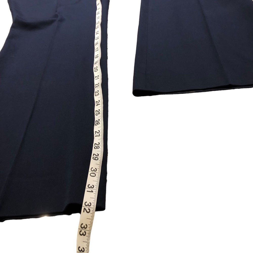 Chico’s NEW So Slimming Flare Leg Trousers 14 Regular Navy Blue NWT - Picture 12 of 12